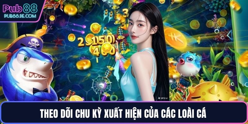 Theo dõi chu kỳ xuất hiện của các loài cá 